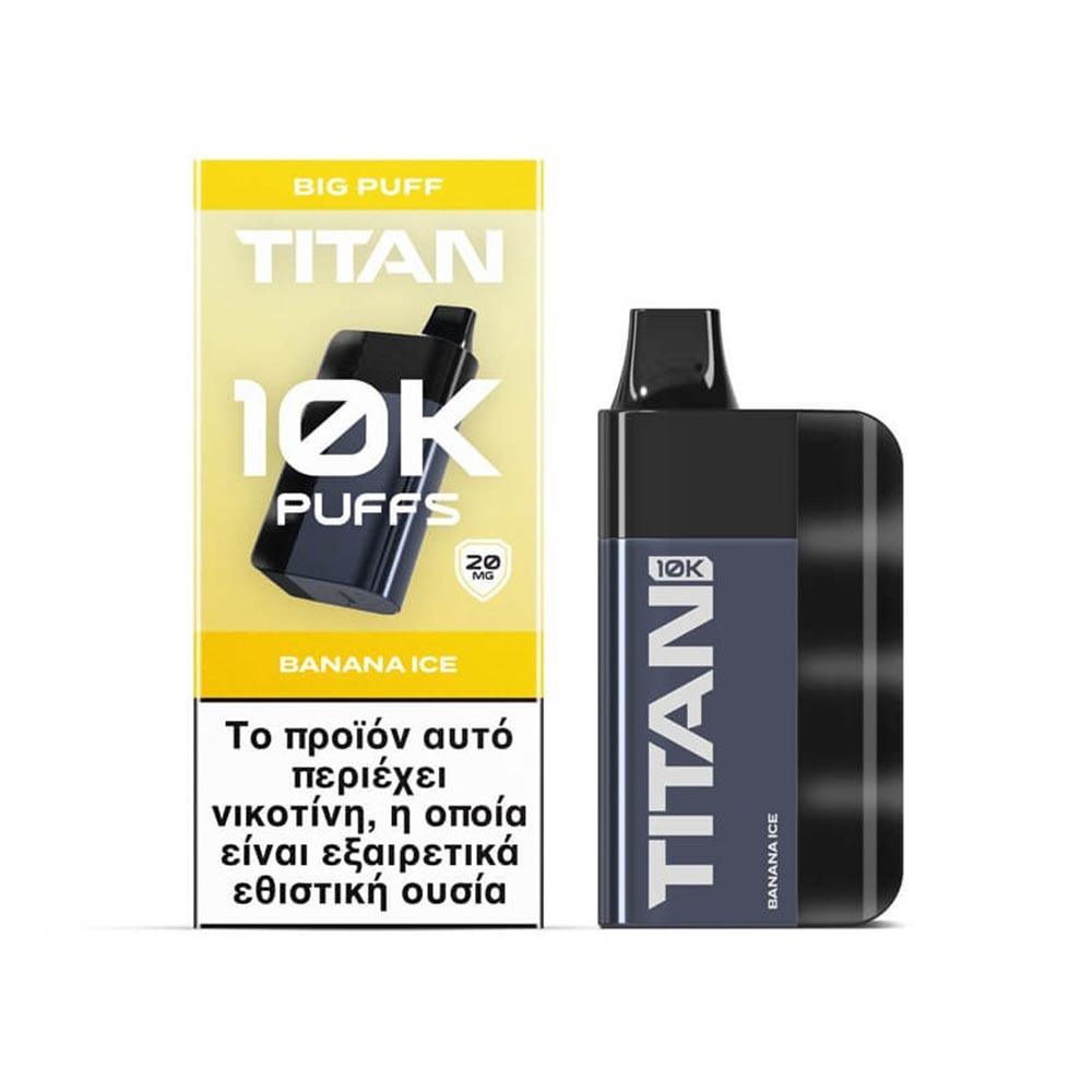 TITAN Banana Ice 10000 Puffs 8x2ml 20mg - Image 2