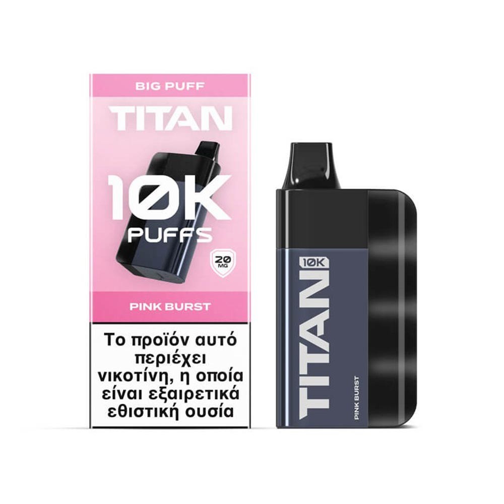 TITAN Pink Burst 10000 Puffs 8x2ml 20mg - Image 2
