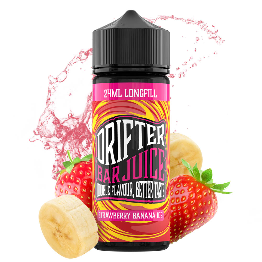 Drifter Bar Juice Strawberry Banana Ice Flavor Shot 24ml/120ml