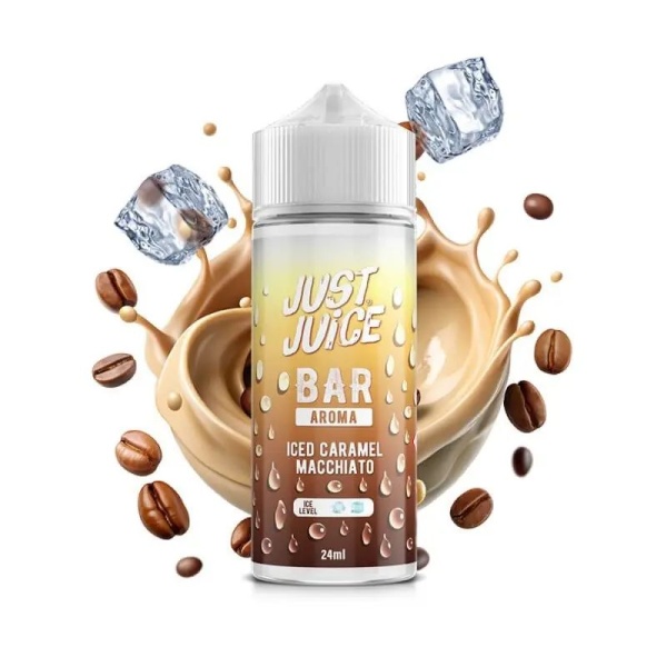 Just Juice Bar Aroma Iced Caramel Macchiato Flavor Shot 24ml/120ml