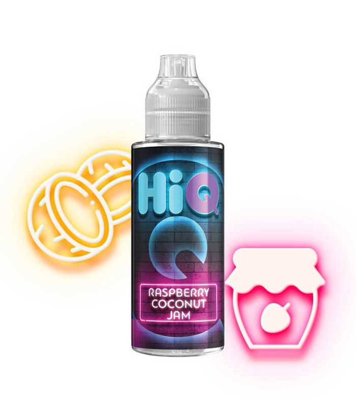 HiQ Raspberry Coconut Jam Flavor Shot 20ml/120ml