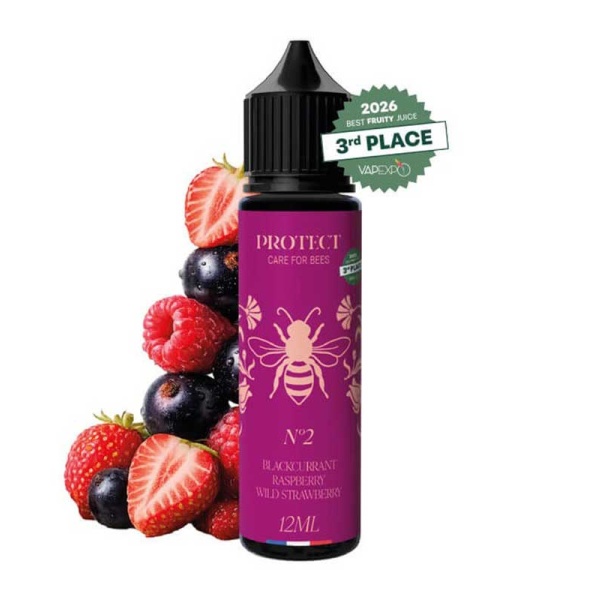 Protect Blackcurrant Raspberry Wild Strawberry Flavor Shot 12ml/60ml